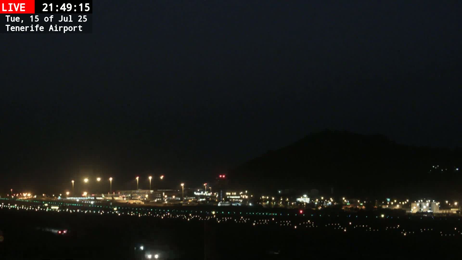 (Los Rodeos)Tenerife North Airport Live Cam - Las Palmas, Spain