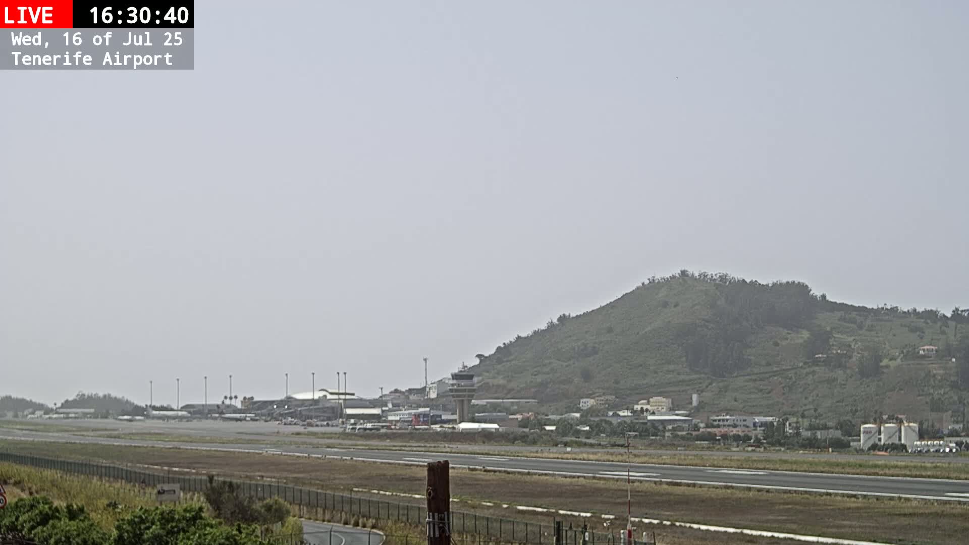 (Los Rodeos)Tenerife North Airport Live Cam - Las Palmas, Spain