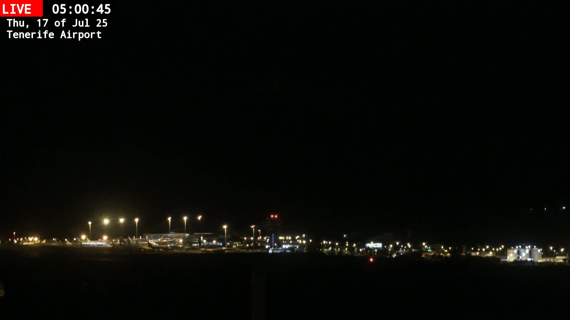 (Los Rodeos)Tenerife North Airport Live Cam - Las Palmas, Spain
