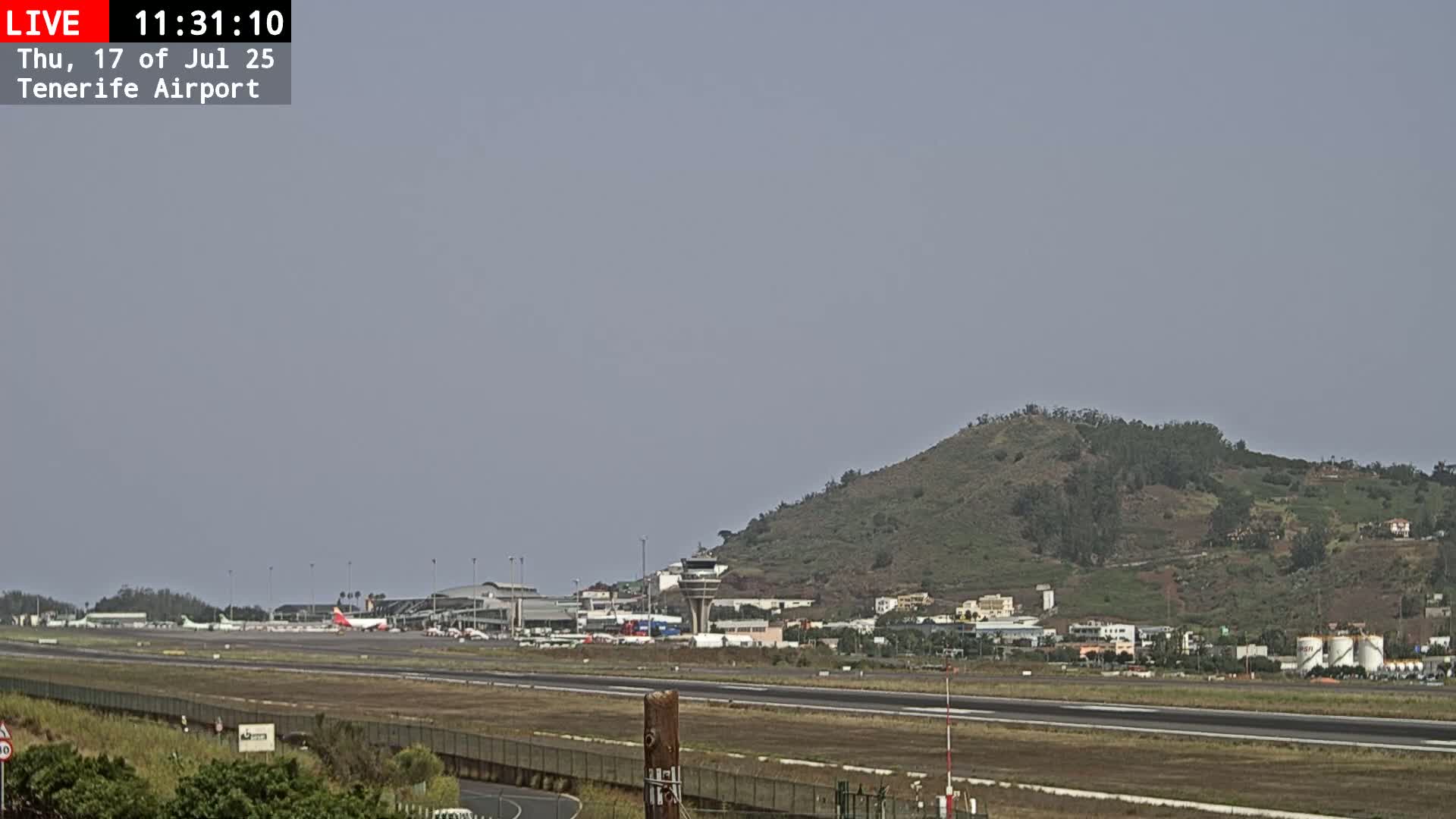 (Los Rodeos)Tenerife North Airport Live Cam - Las Palmas, Spain