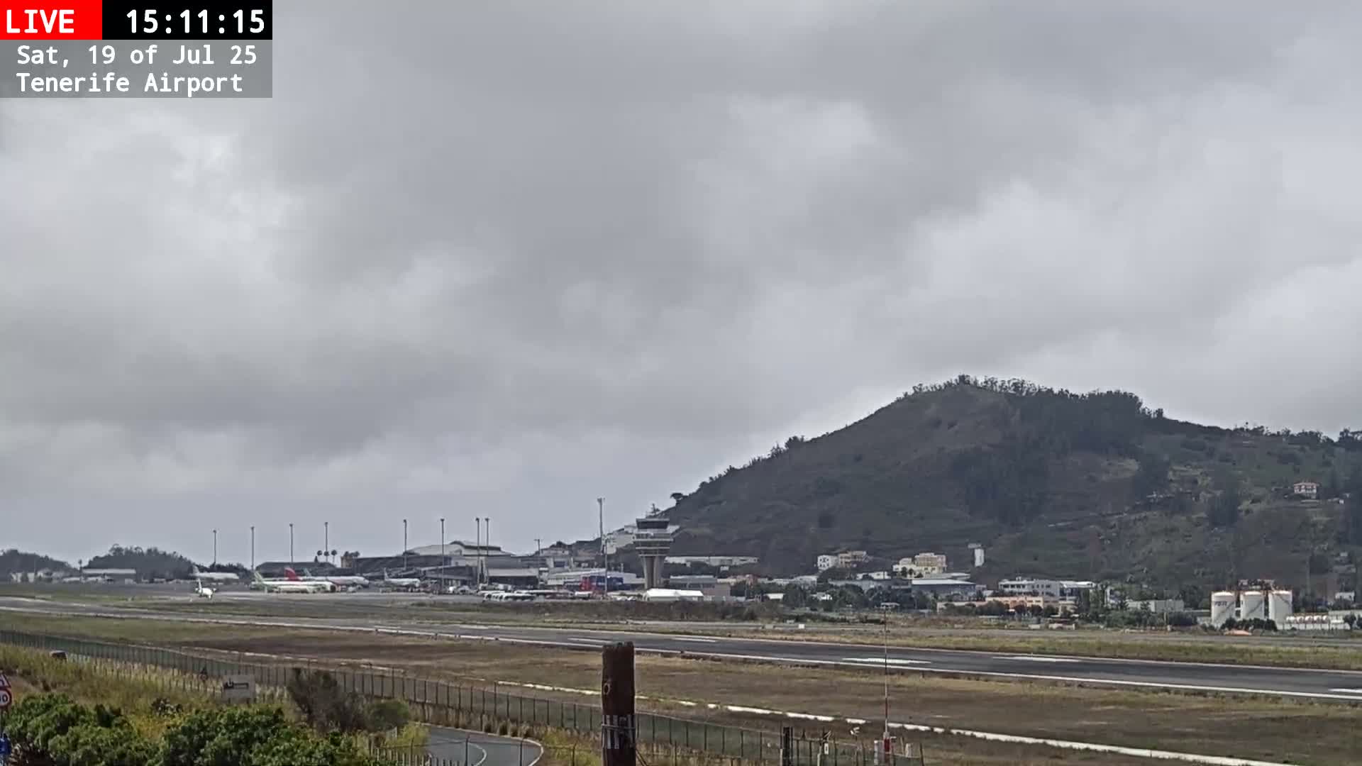 (Los Rodeos)Tenerife North Airport Live Cam - Las Palmas, Spain