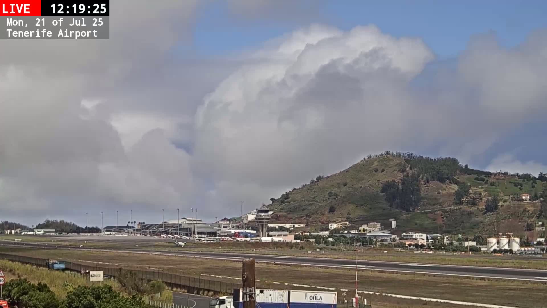 (Los Rodeos)Tenerife North Airport Live Cam - Las Palmas, Spain