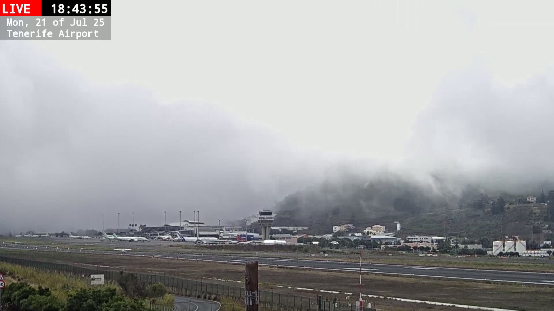 (Los Rodeos)Tenerife North Airport Live Cam - Las Palmas, Spain