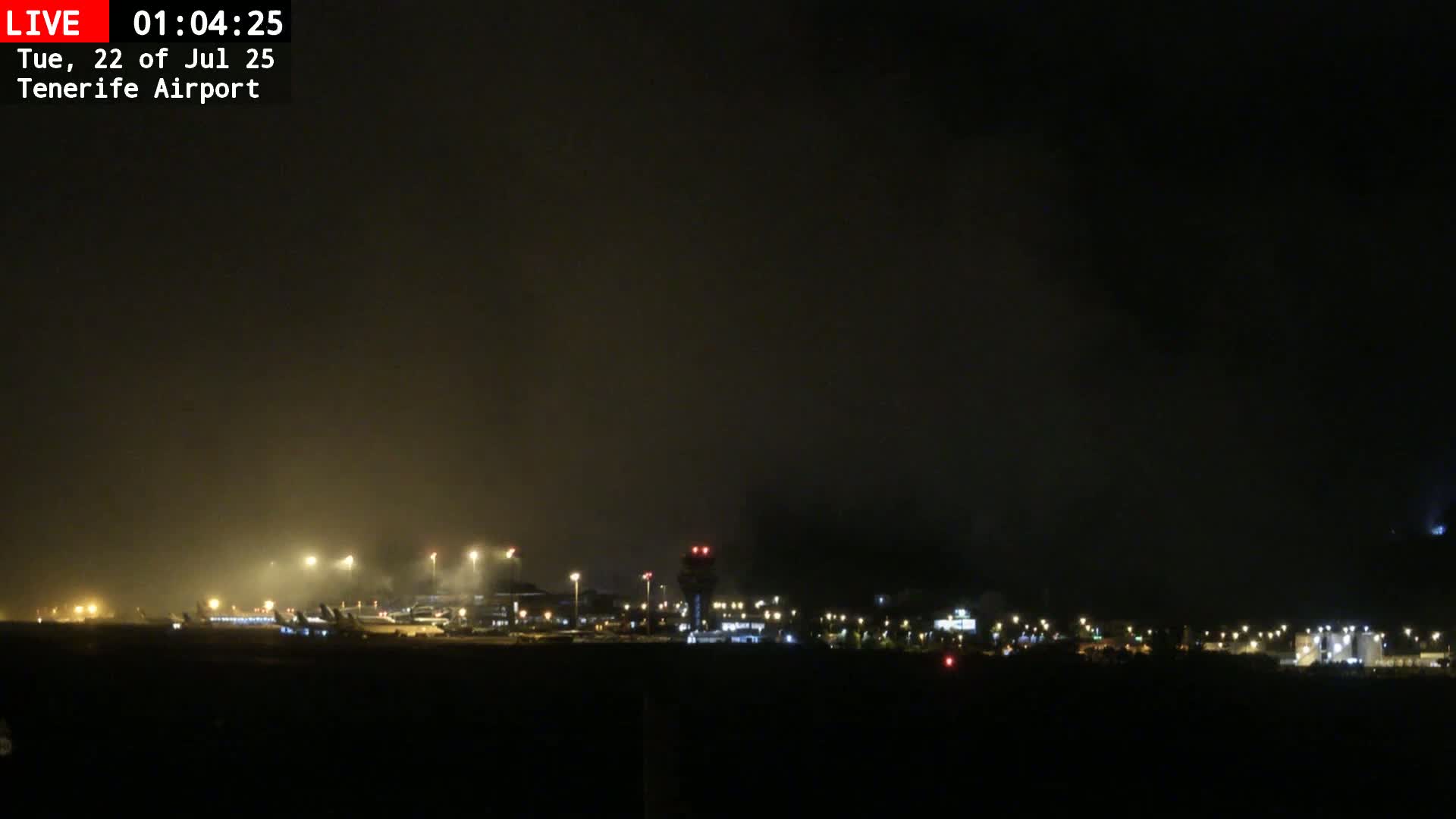 (Los Rodeos)Tenerife North Airport Live Cam - Las Palmas, Spain