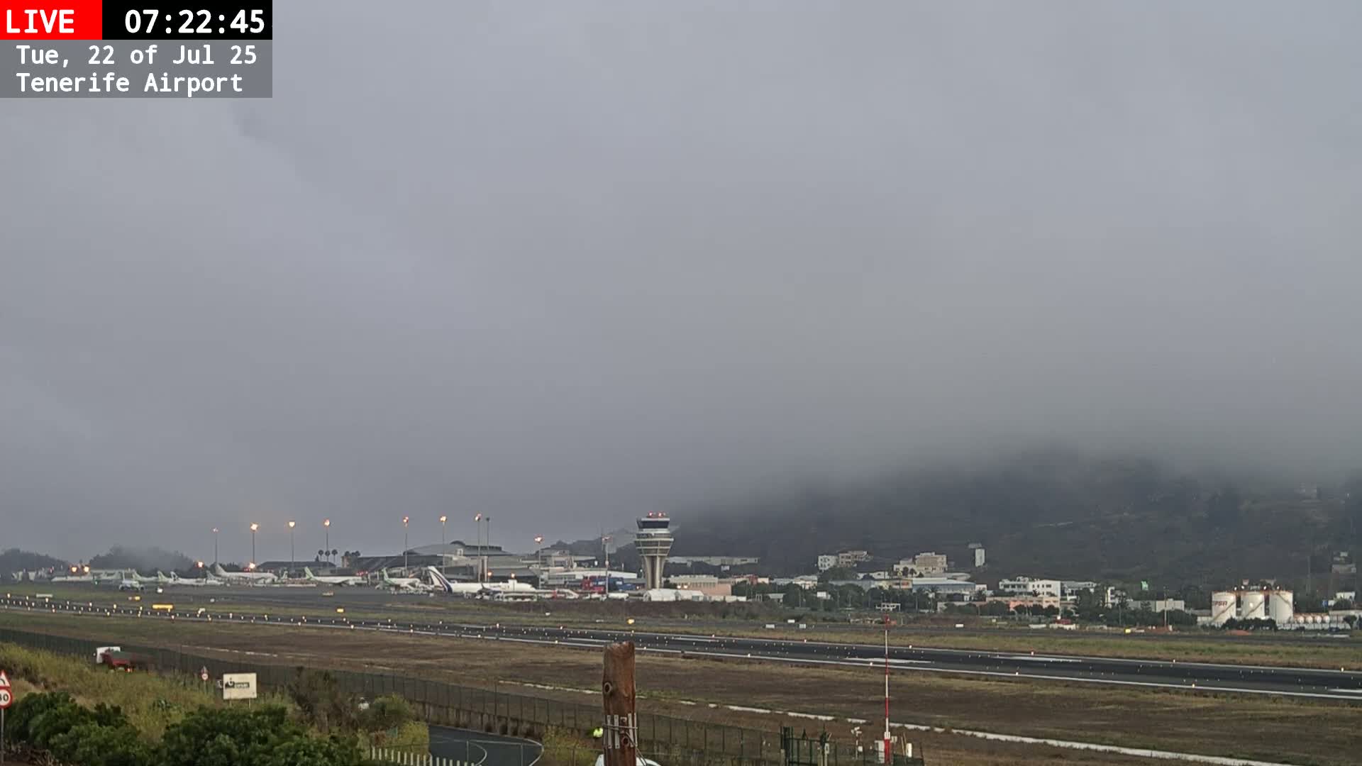 (Los Rodeos)Tenerife North Airport Live Cam - Las Palmas, Spain