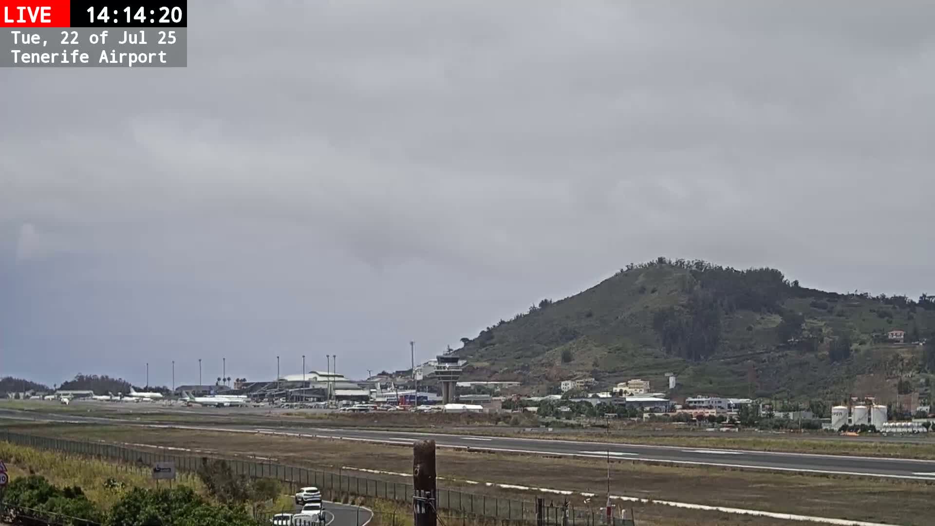 (Los Rodeos)Tenerife North Airport Live Cam - Las Palmas, Spain