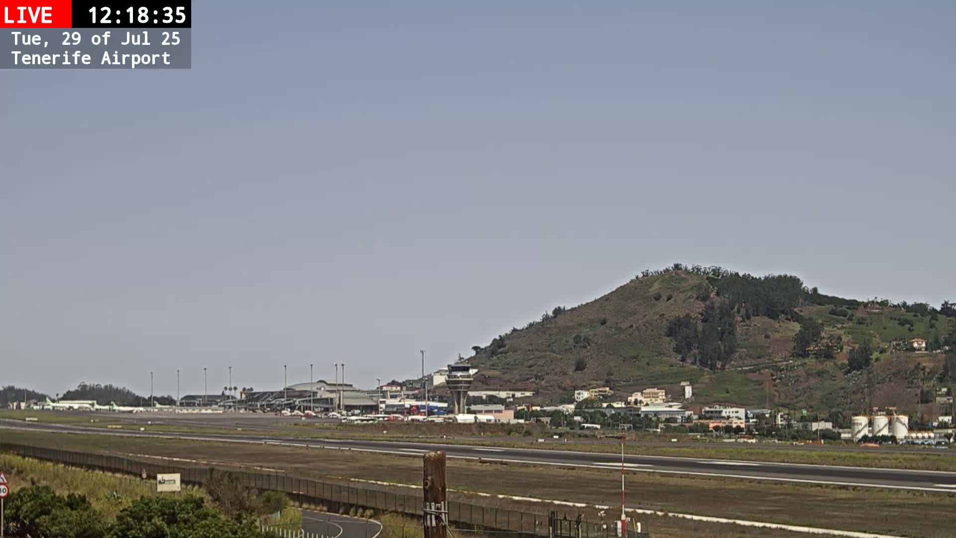 (Los Rodeos)Tenerife North Airport Live Cam - Las Palmas, Spain