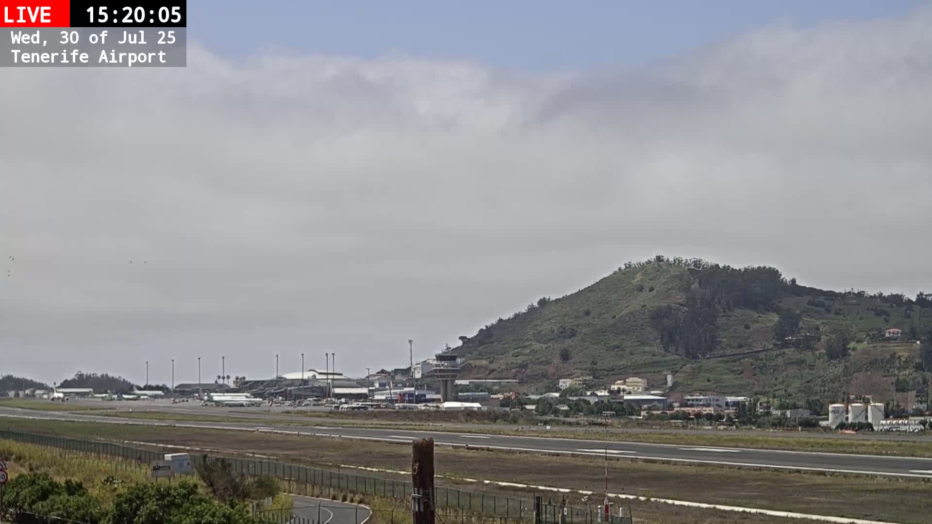(Los Rodeos)Tenerife North Airport Live Cam - Las Palmas, Spain