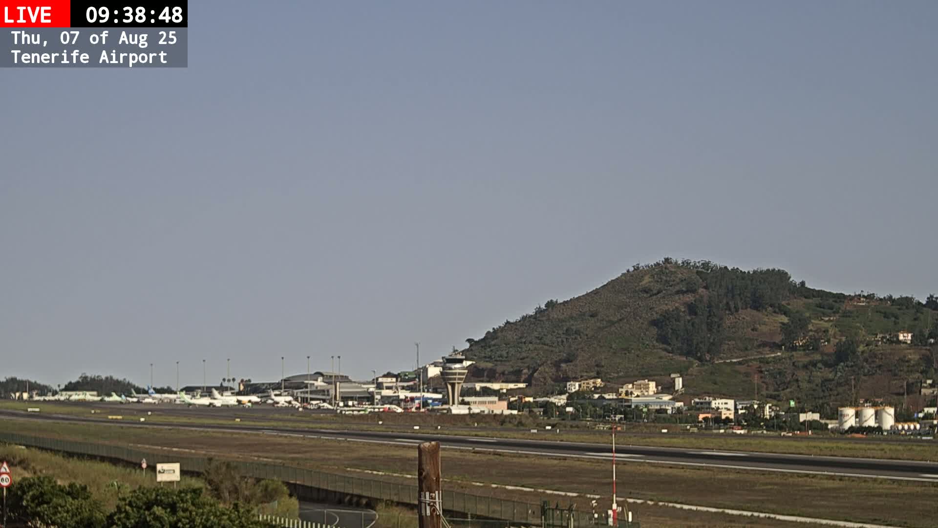 (Los Rodeos)Tenerife North Airport Live Cam - Las Palmas, Spain