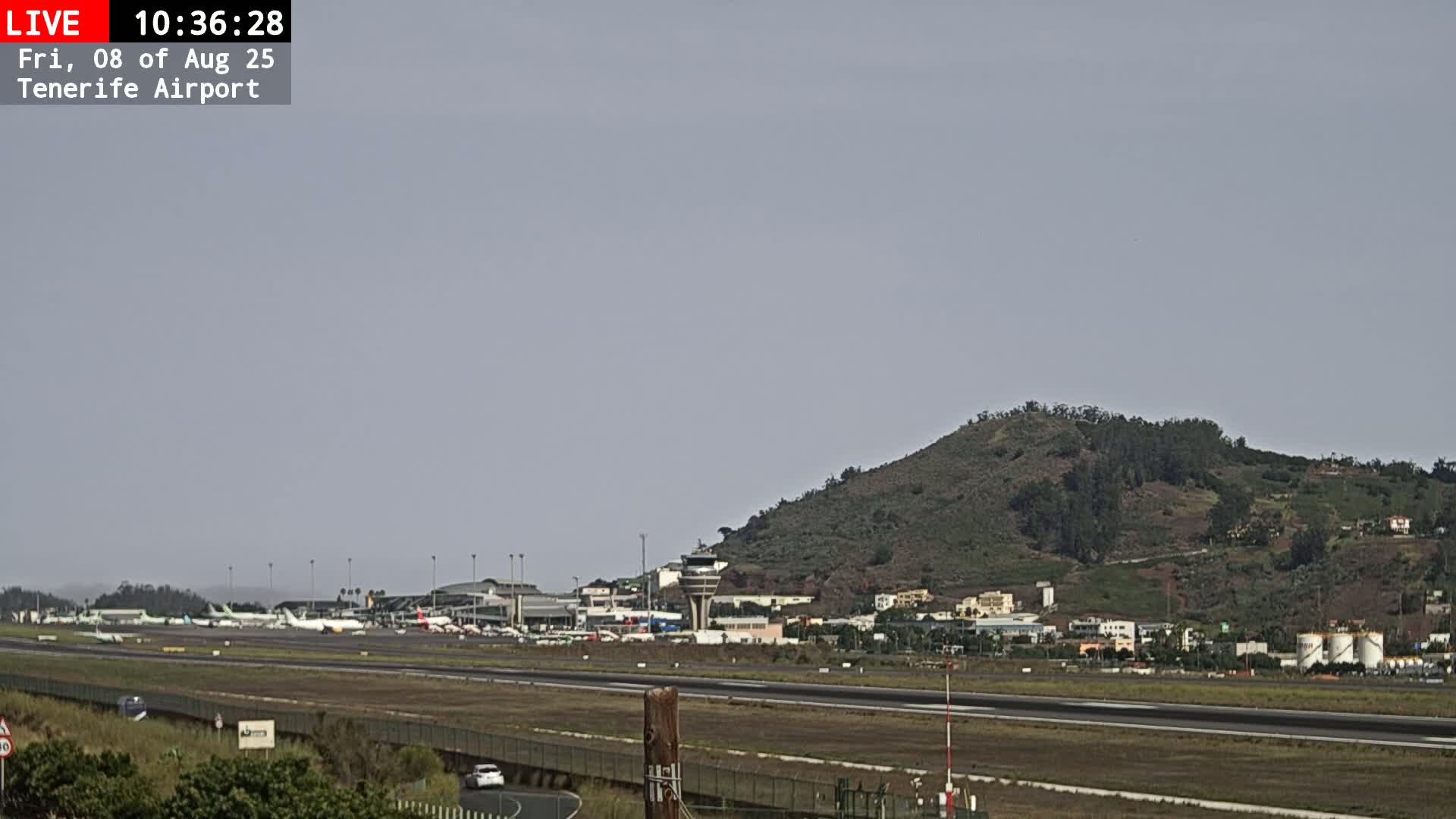 (Los Rodeos)Tenerife North Airport Live Cam - Las Palmas, Spain