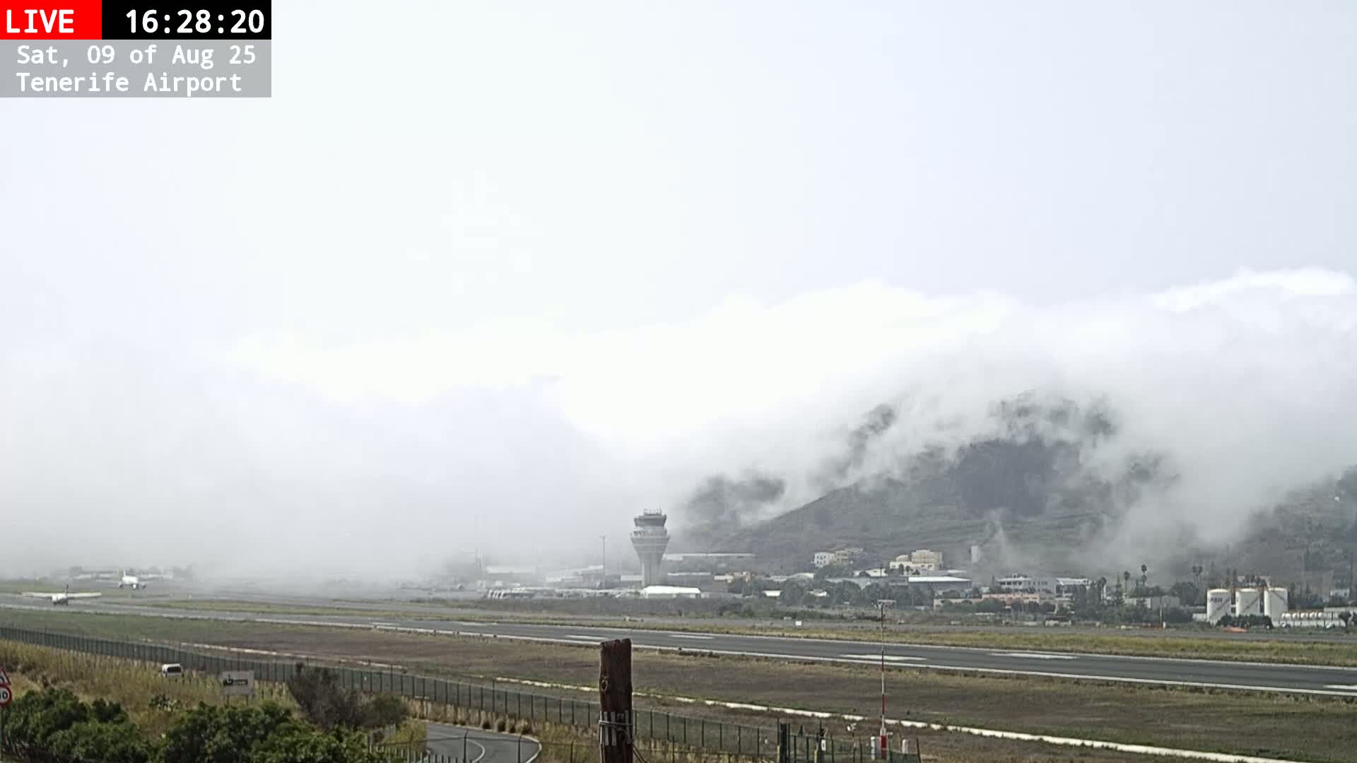 (Los Rodeos)Tenerife North Airport Live Cam - Las Palmas, Spain