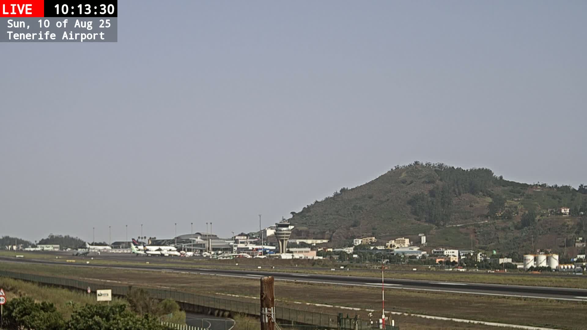 (Los Rodeos)Tenerife North Airport Live Cam - Las Palmas, Spain