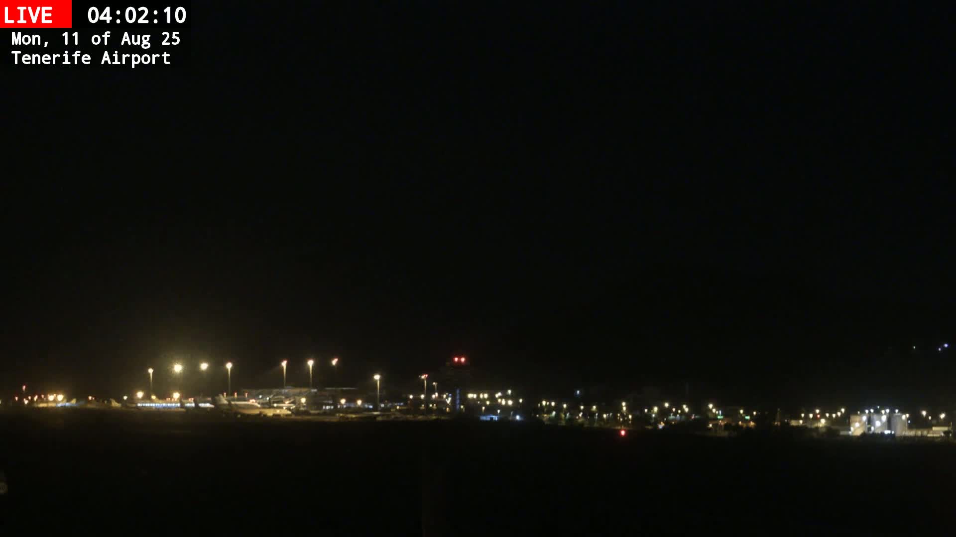(Los Rodeos)Tenerife North Airport Live Cam - Las Palmas, Spain