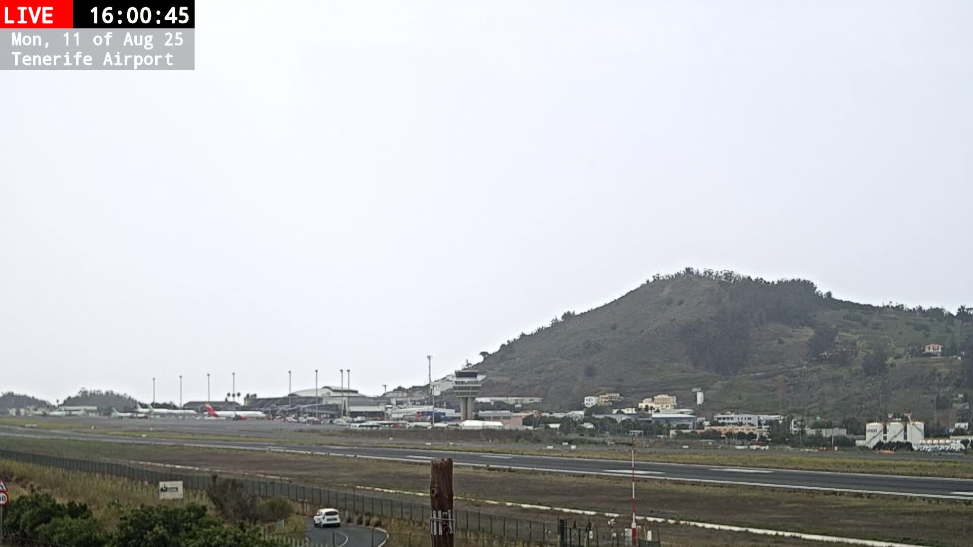 (Los Rodeos)Tenerife North Airport Live Cam - Las Palmas, Spain