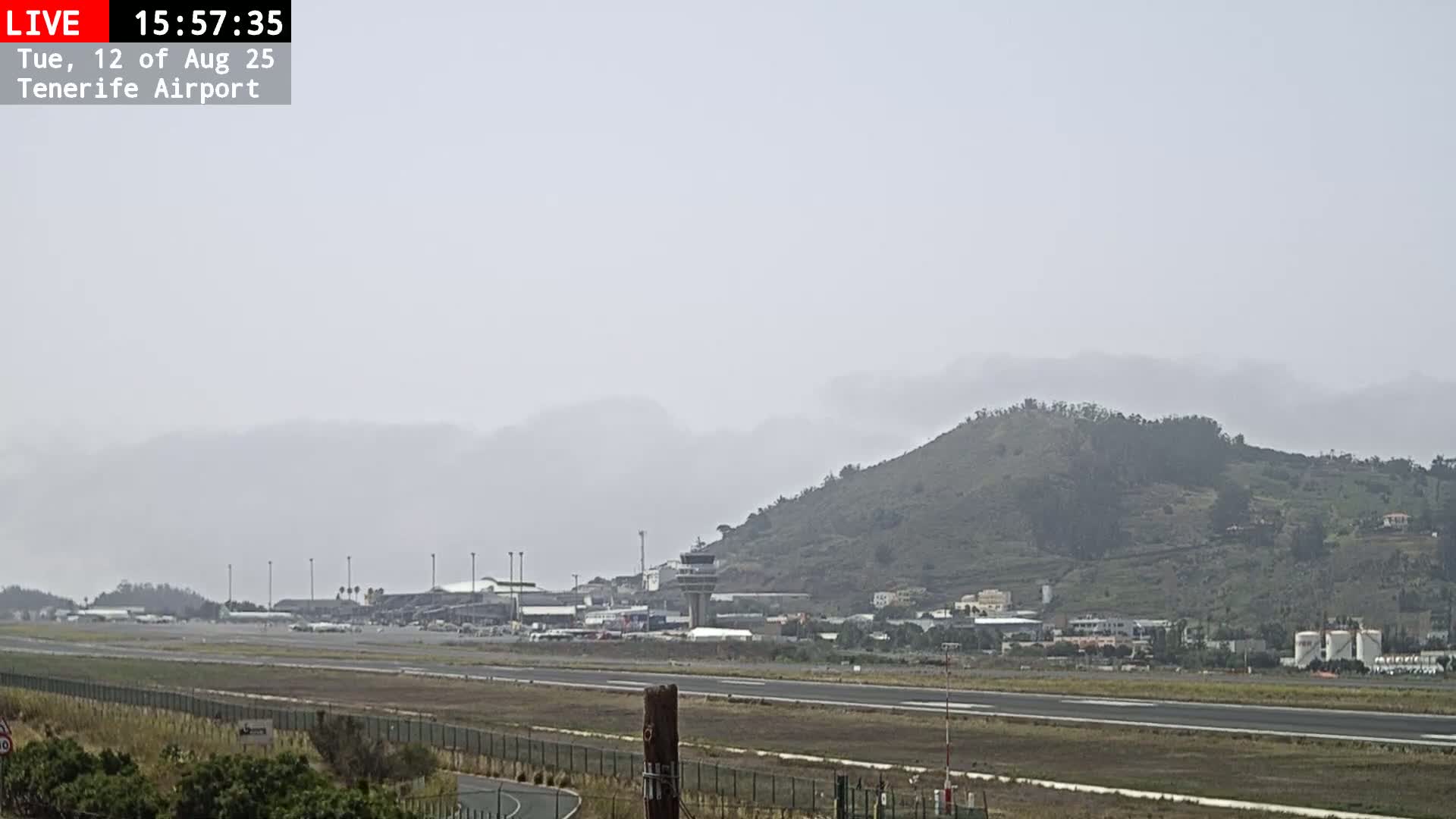 (Los Rodeos)Tenerife North Airport Live Cam - Las Palmas, Spain