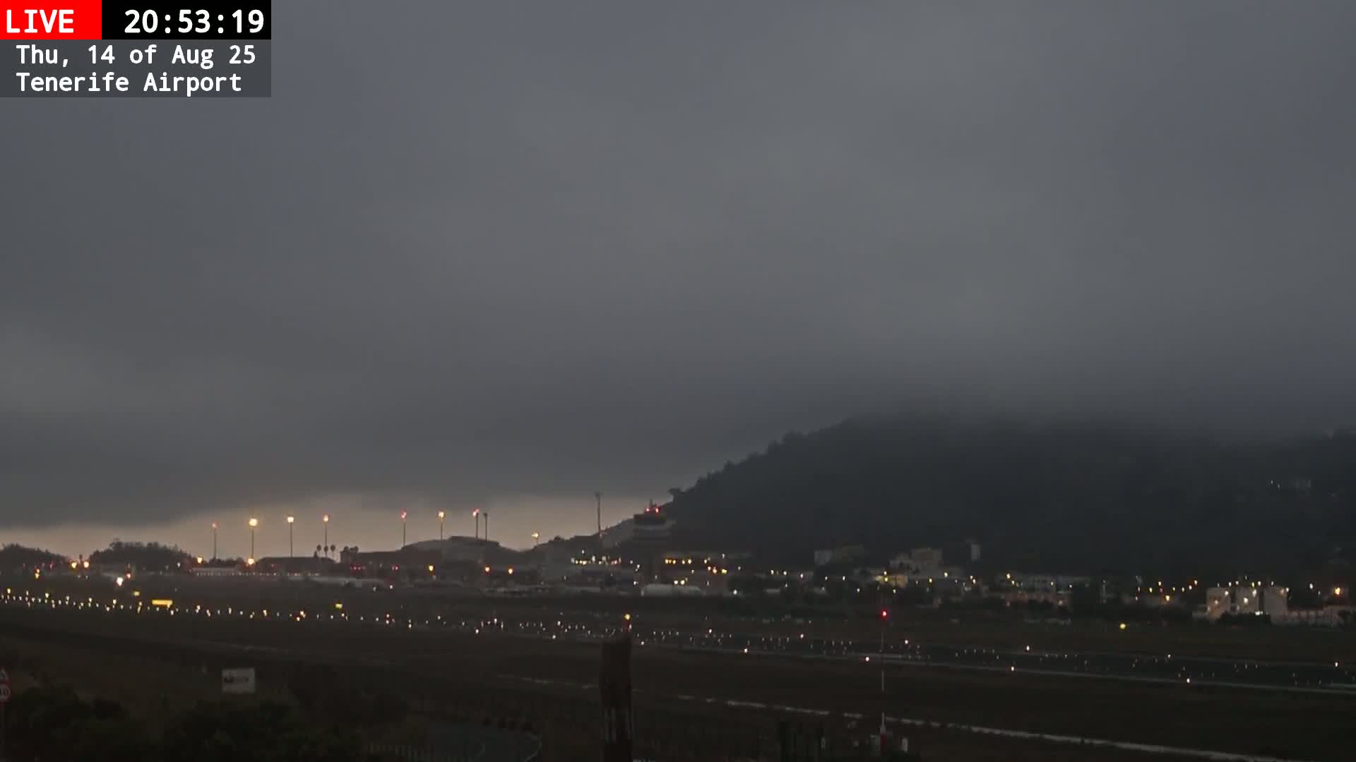 (Los Rodeos)Tenerife North Airport Live Cam - Las Palmas, Spain
