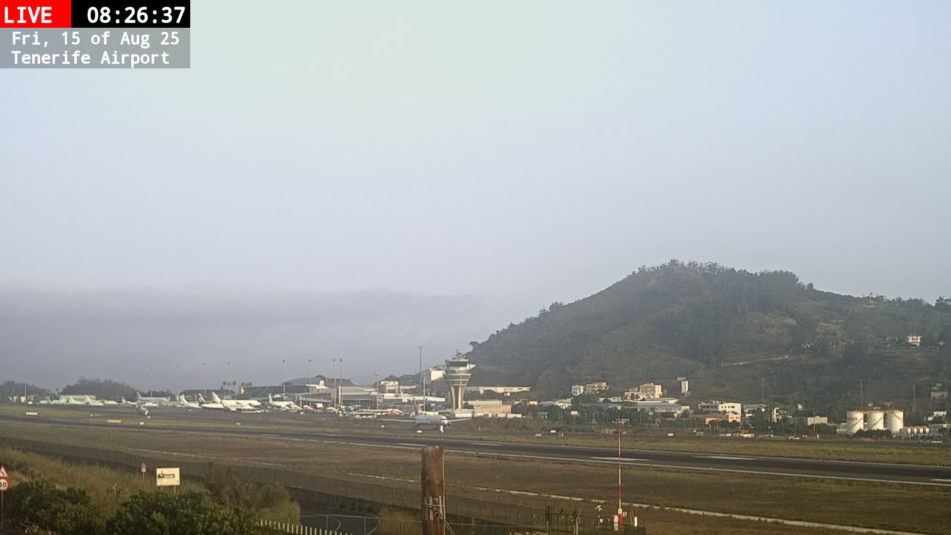 (Los Rodeos)Tenerife North Airport Live Cam - Las Palmas, Spain
