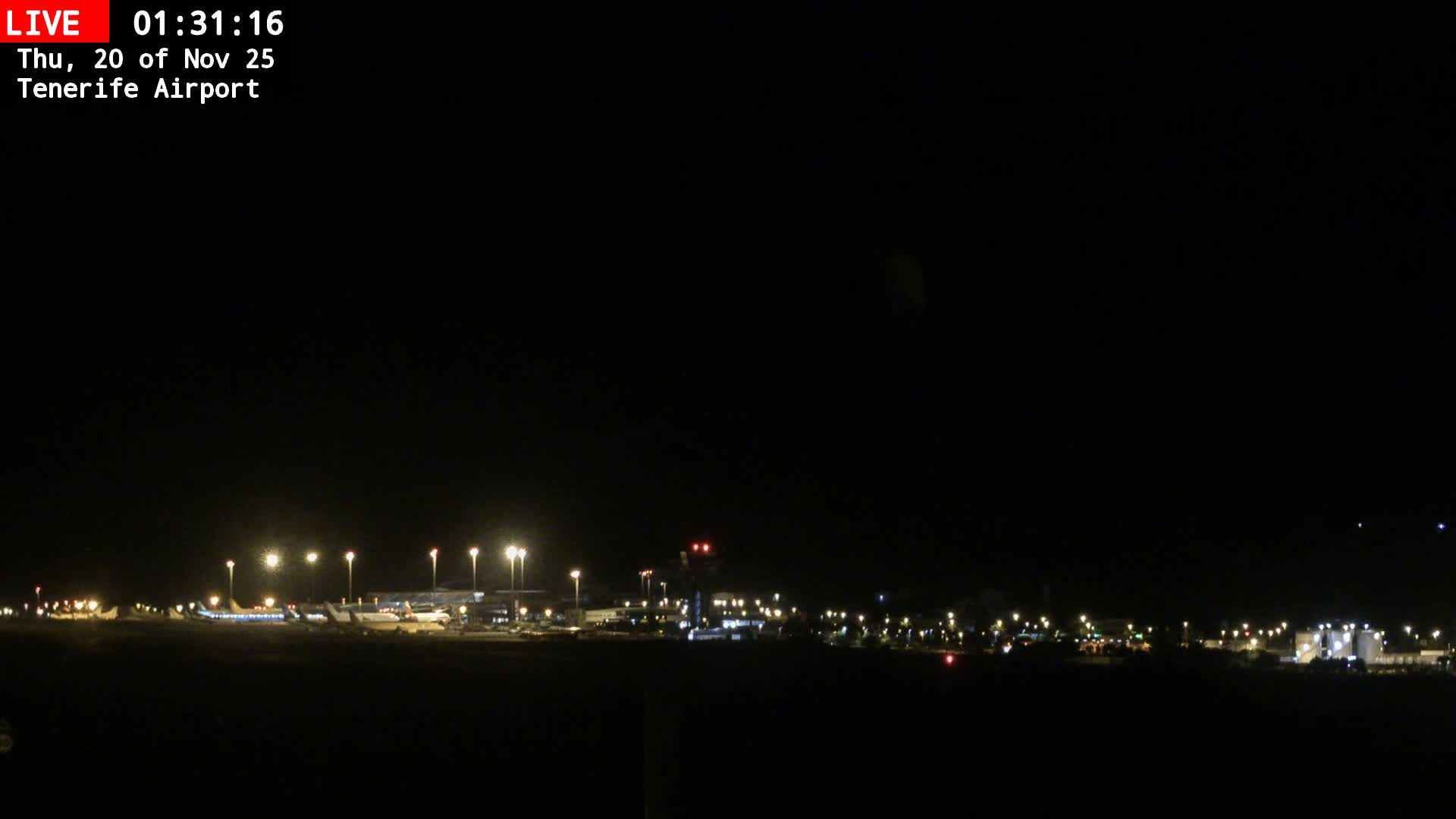 (Los Rodeos)Tenerife North Airport Live Cam - Las Palmas, Spain