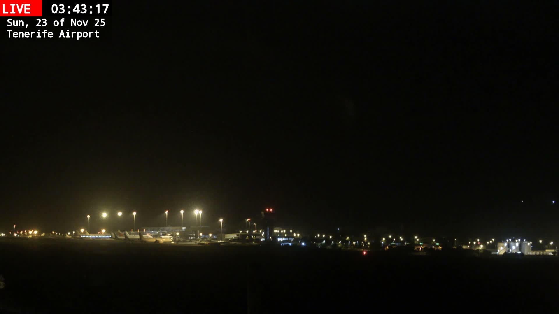 (Los Rodeos)Tenerife North Airport Live Cam - Las Palmas, Spain