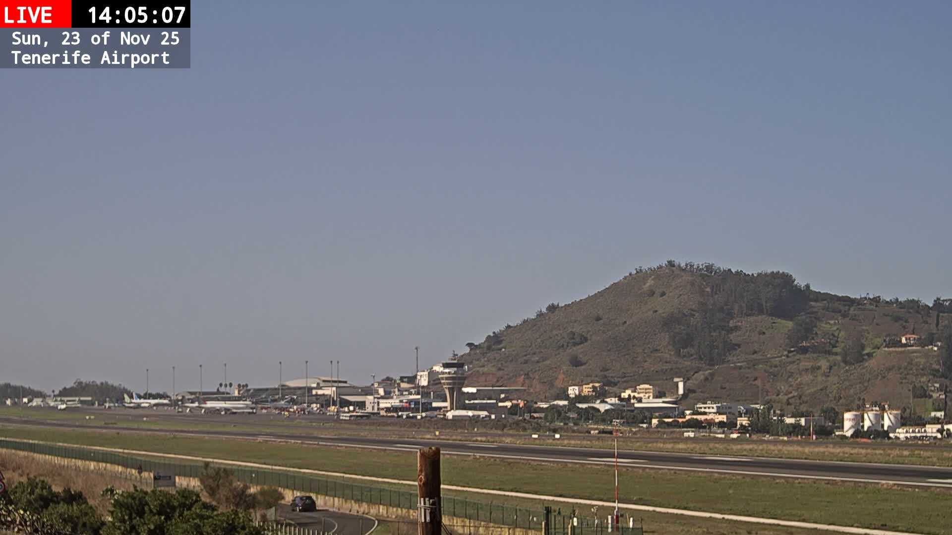 (Los Rodeos)Tenerife North Airport Live Cam - Las Palmas, Spain