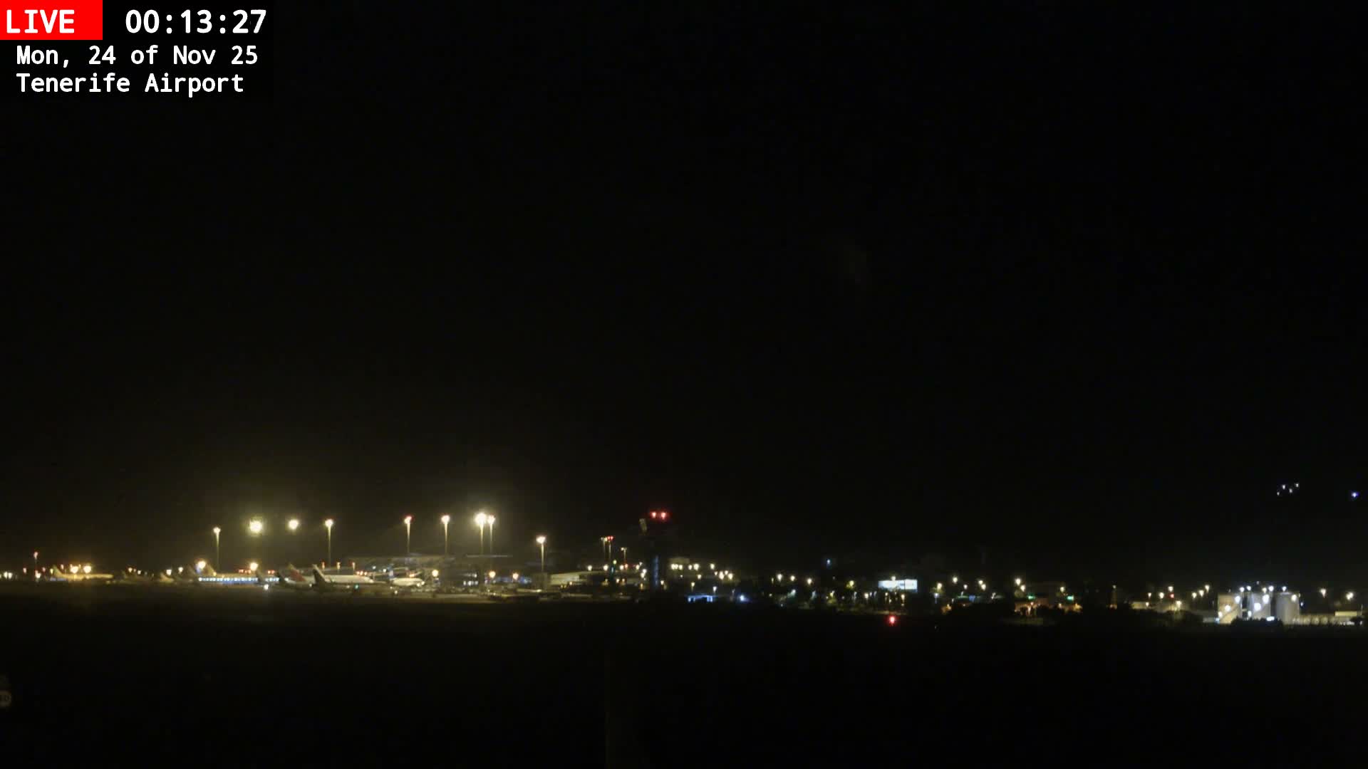 (Los Rodeos)Tenerife North Airport Live Cam - Las Palmas, Spain