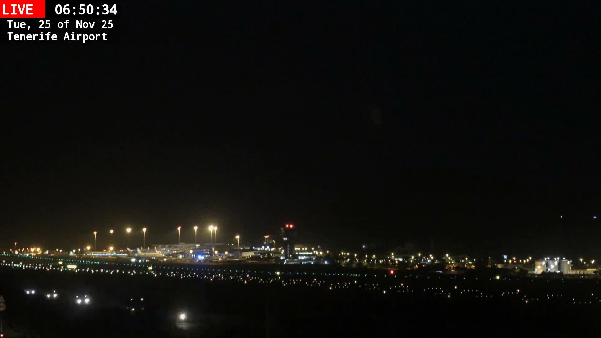 (Los Rodeos)Tenerife North Airport Live Cam - Las Palmas, Spain