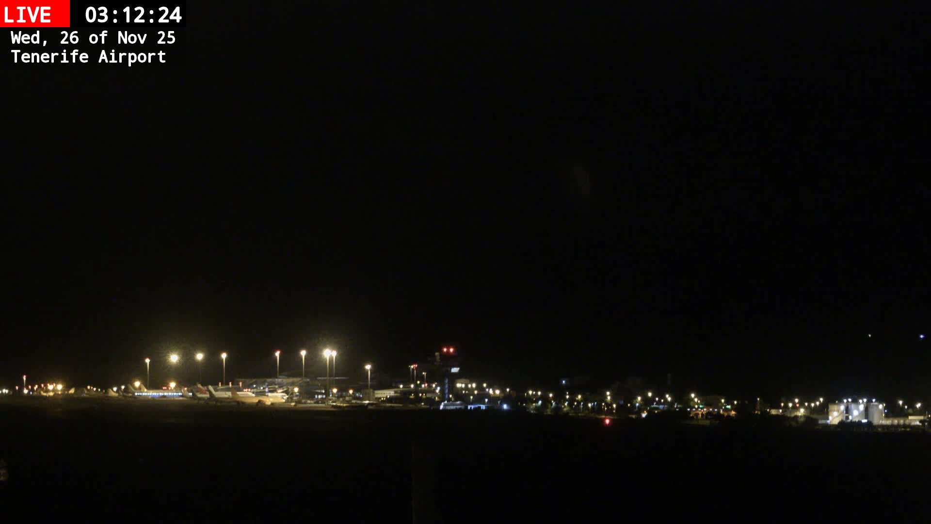 (Los Rodeos)Tenerife North Airport Live Cam - Las Palmas, Spain