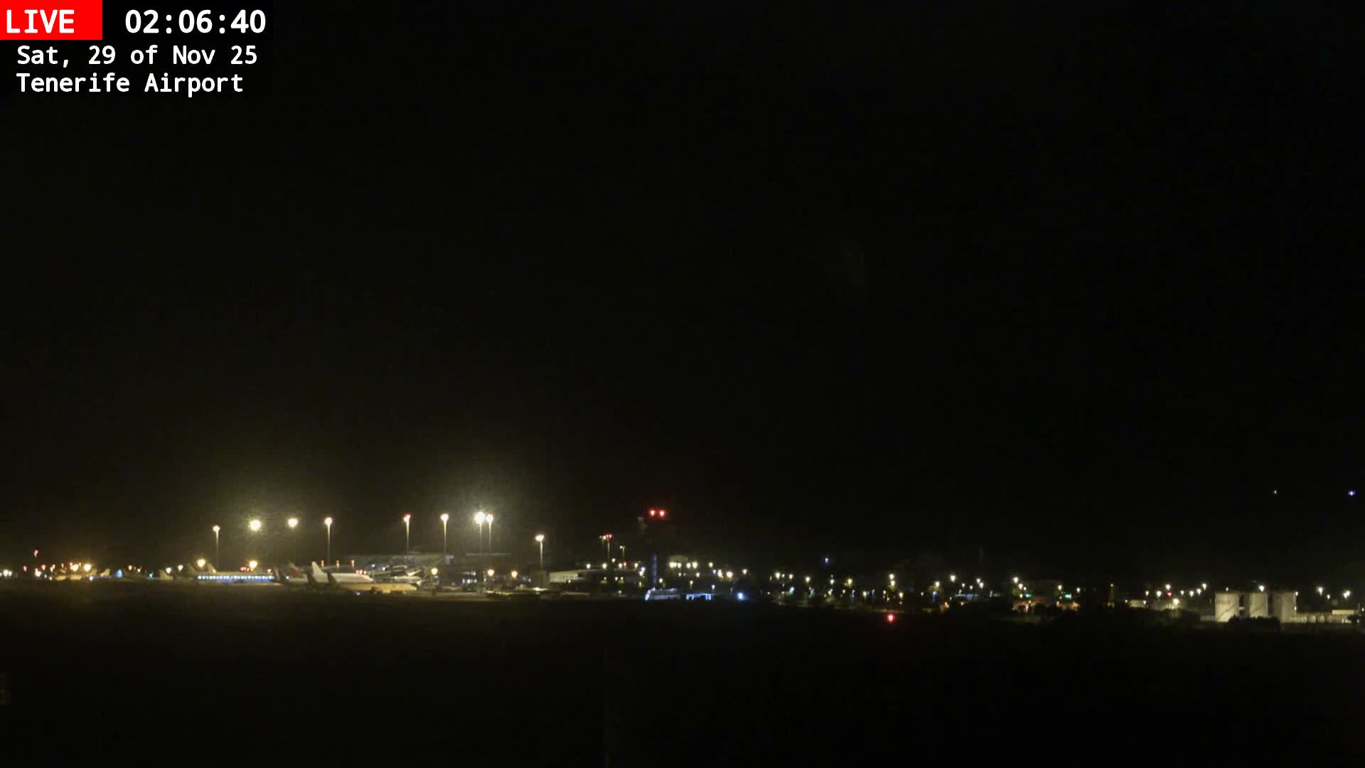 (Los Rodeos)Tenerife North Airport Live Cam - Las Palmas, Spain