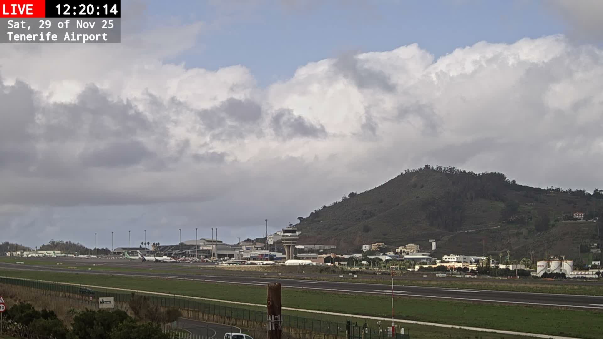 (Los Rodeos)Tenerife North Airport Live Cam - Las Palmas, Spain