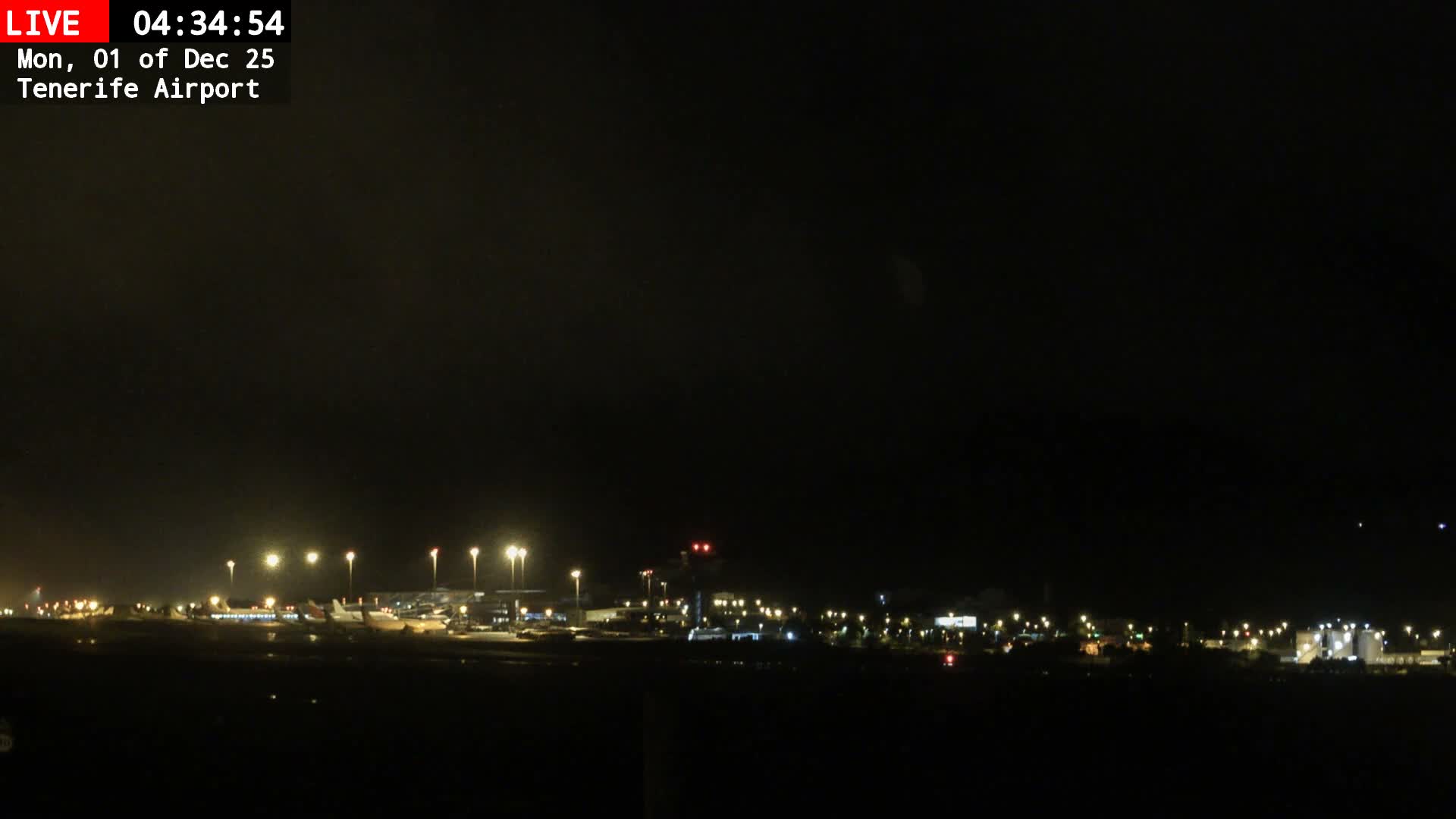 (Los Rodeos)Tenerife North Airport Live Cam - Las Palmas, Spain