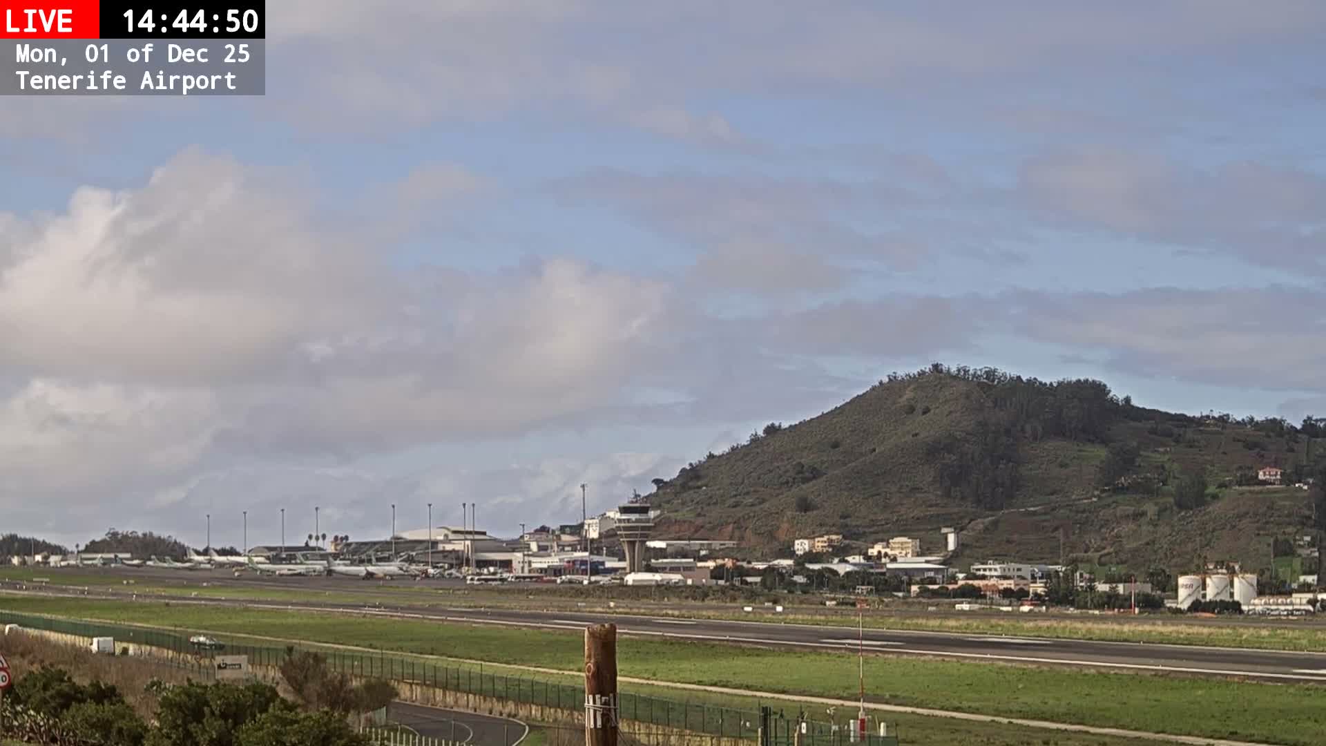(Los Rodeos)Tenerife North Airport Live Cam - Las Palmas, Spain