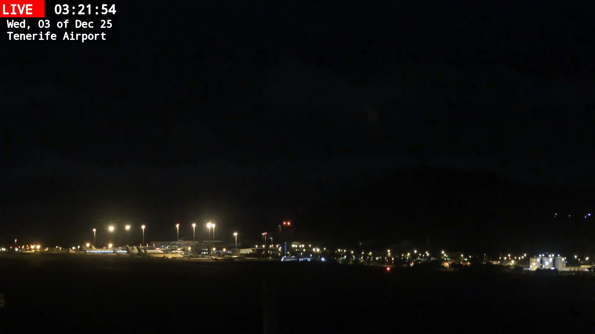 (Los Rodeos)Tenerife North Airport Live Cam - Las Palmas, Spain