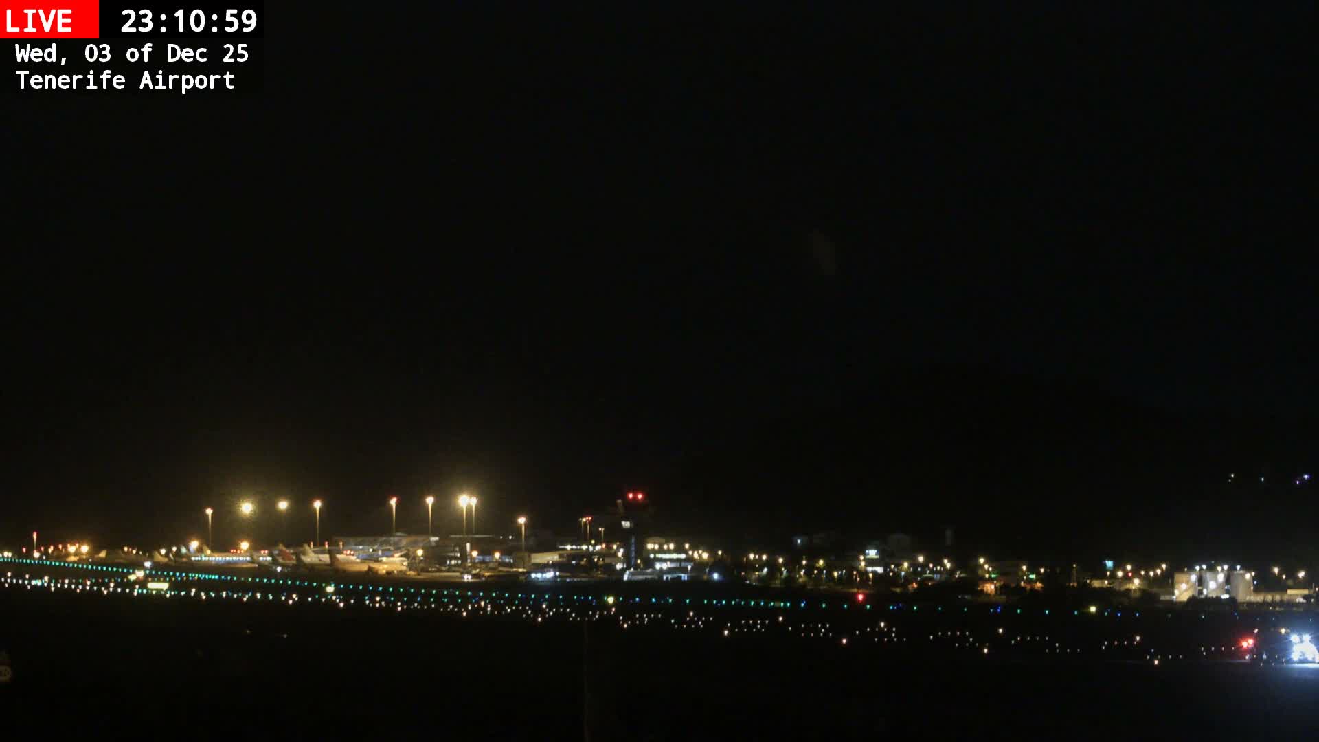 (Los Rodeos)Tenerife North Airport Live Cam - Las Palmas, Spain