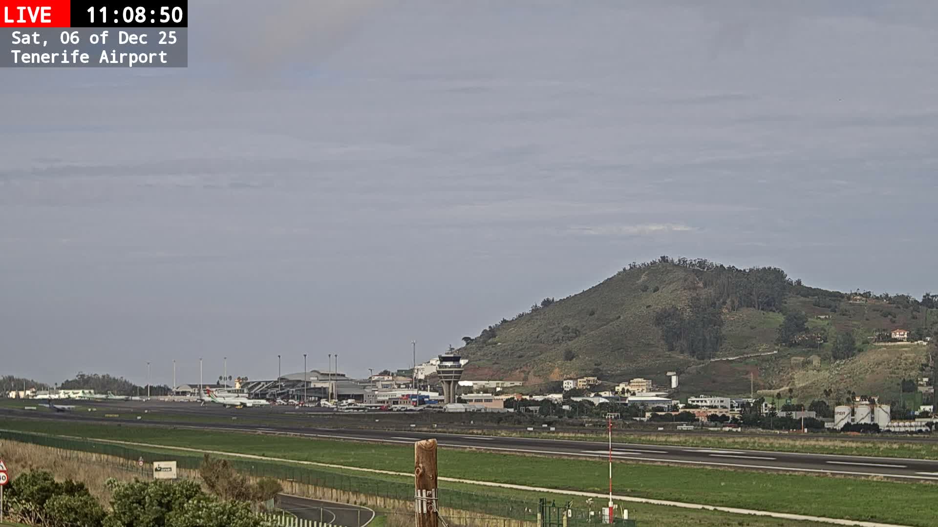 (Los Rodeos)Tenerife North Airport Live Cam - Las Palmas, Spain