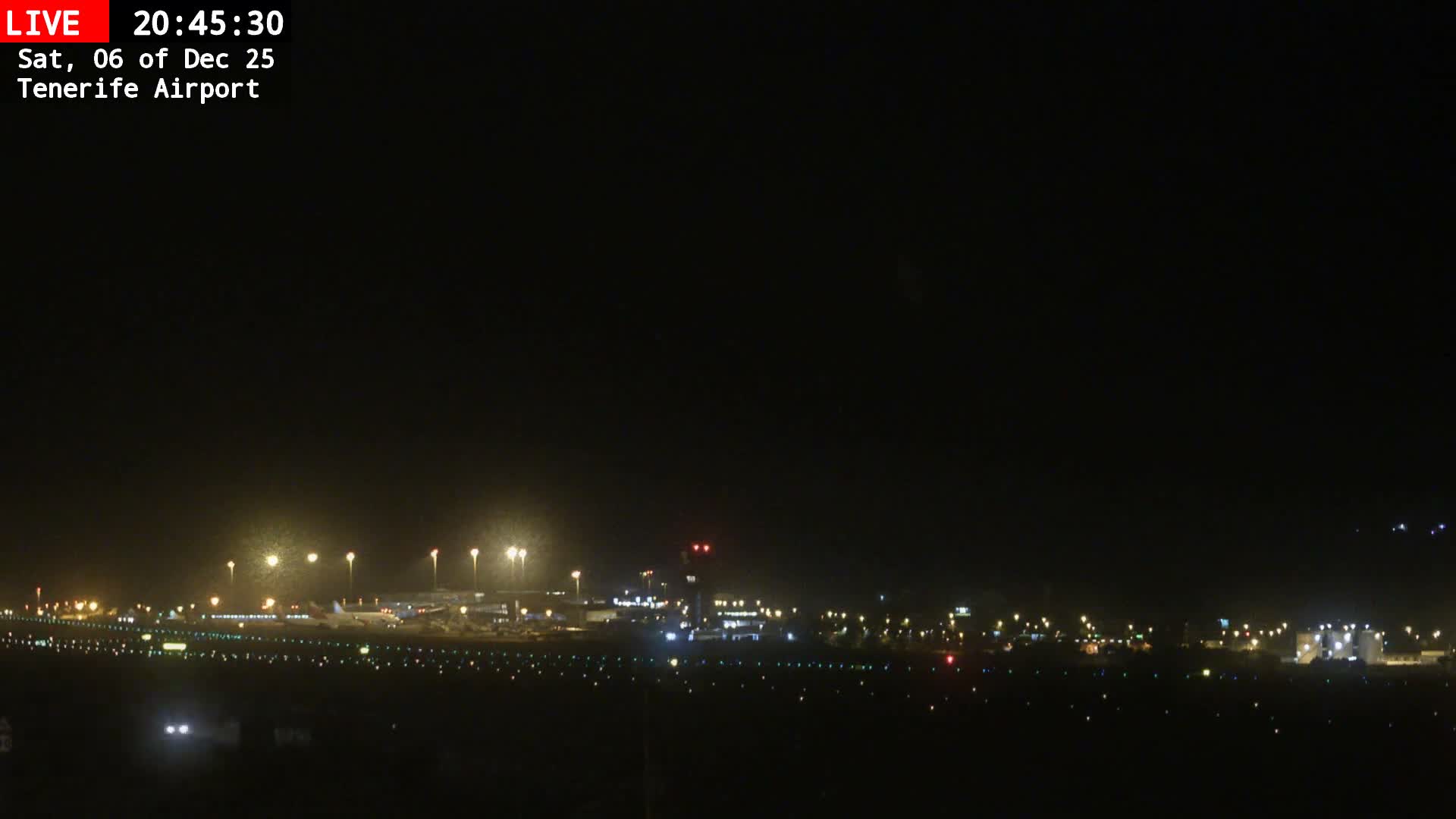 (Los Rodeos)Tenerife North Airport Live Cam - Las Palmas, Spain