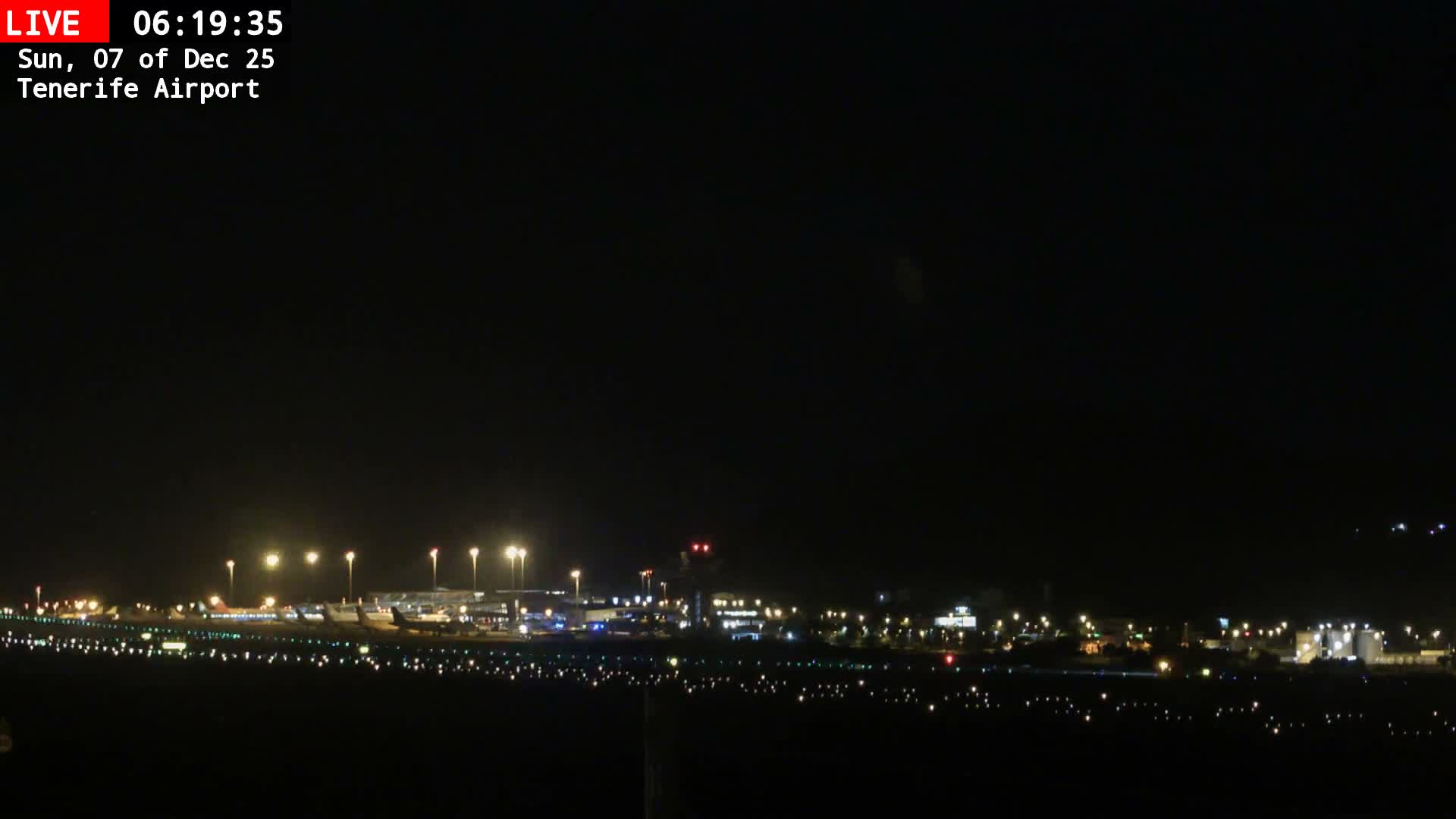 (Los Rodeos)Tenerife North Airport Live Cam - Las Palmas, Spain