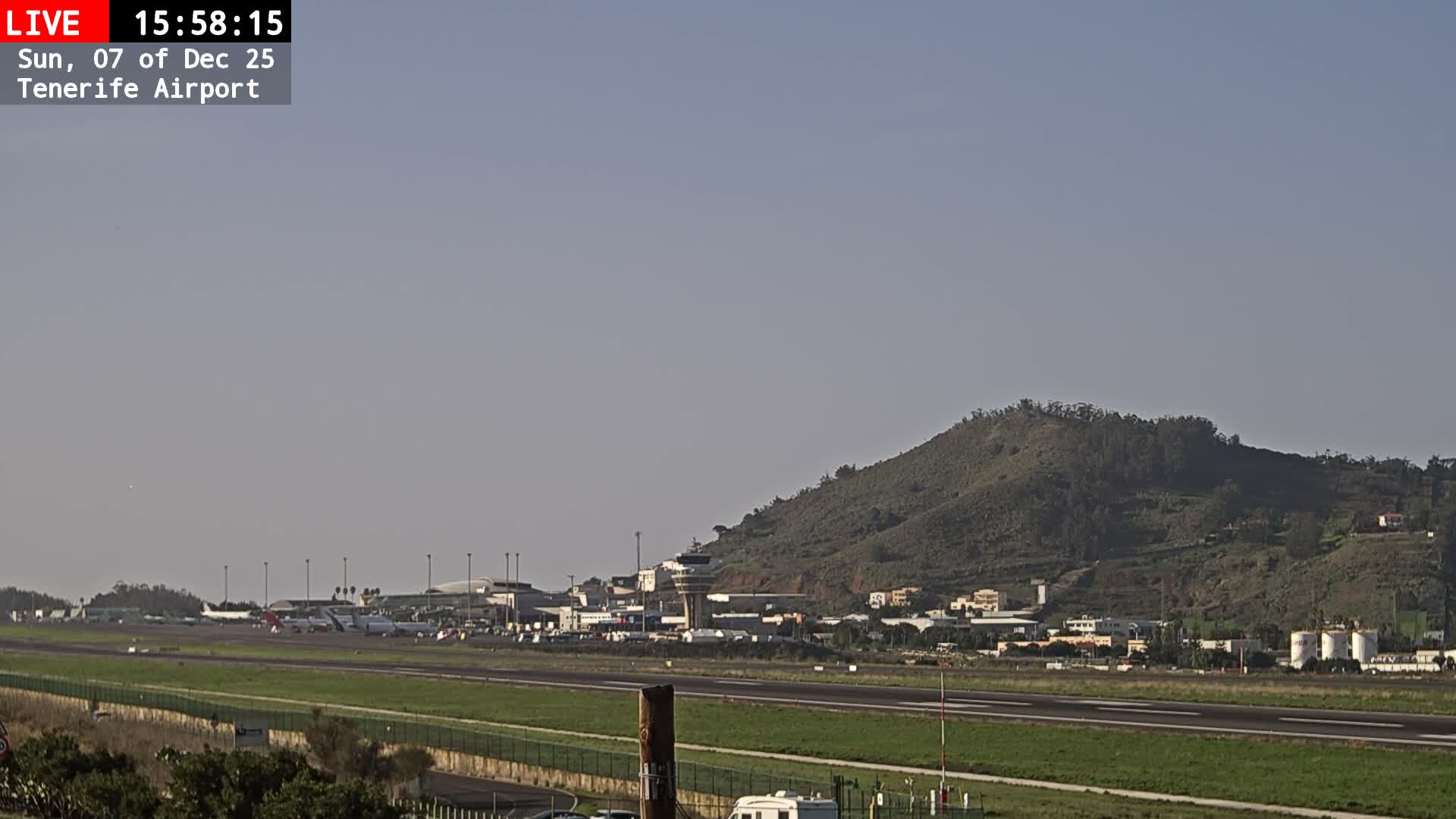 (Los Rodeos)Tenerife North Airport Live Cam - Las Palmas, Spain