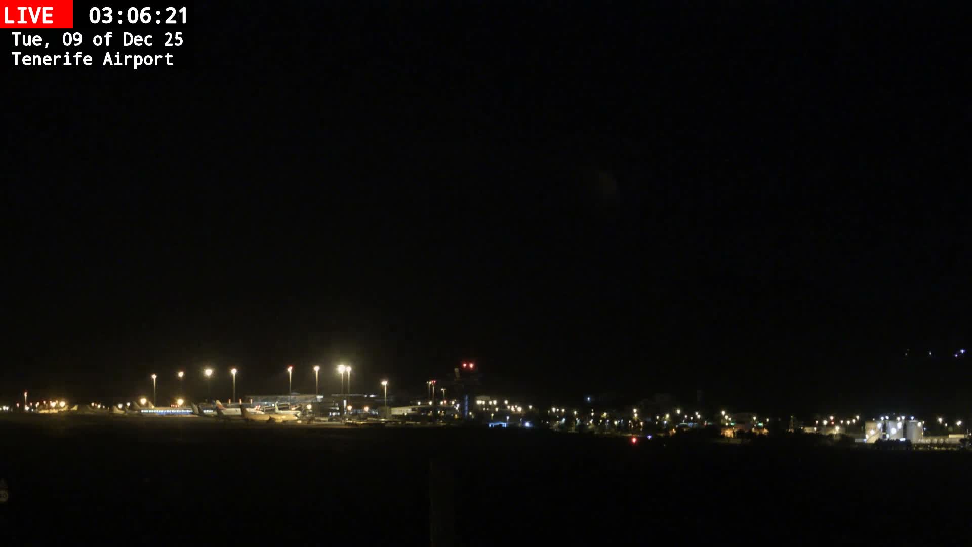 (Los Rodeos)Tenerife North Airport Live Cam - Las Palmas, Spain