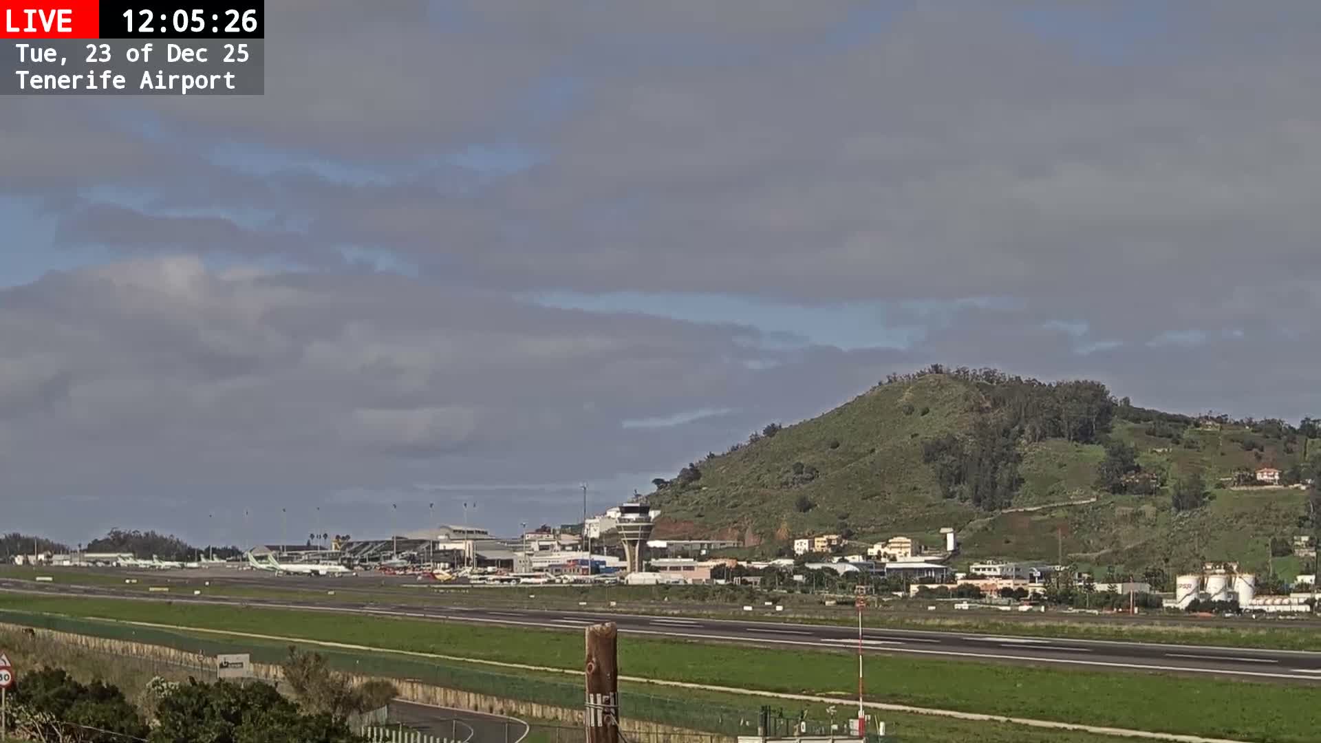 (Los Rodeos)Tenerife North Airport Live Cam - Las Palmas, Spain