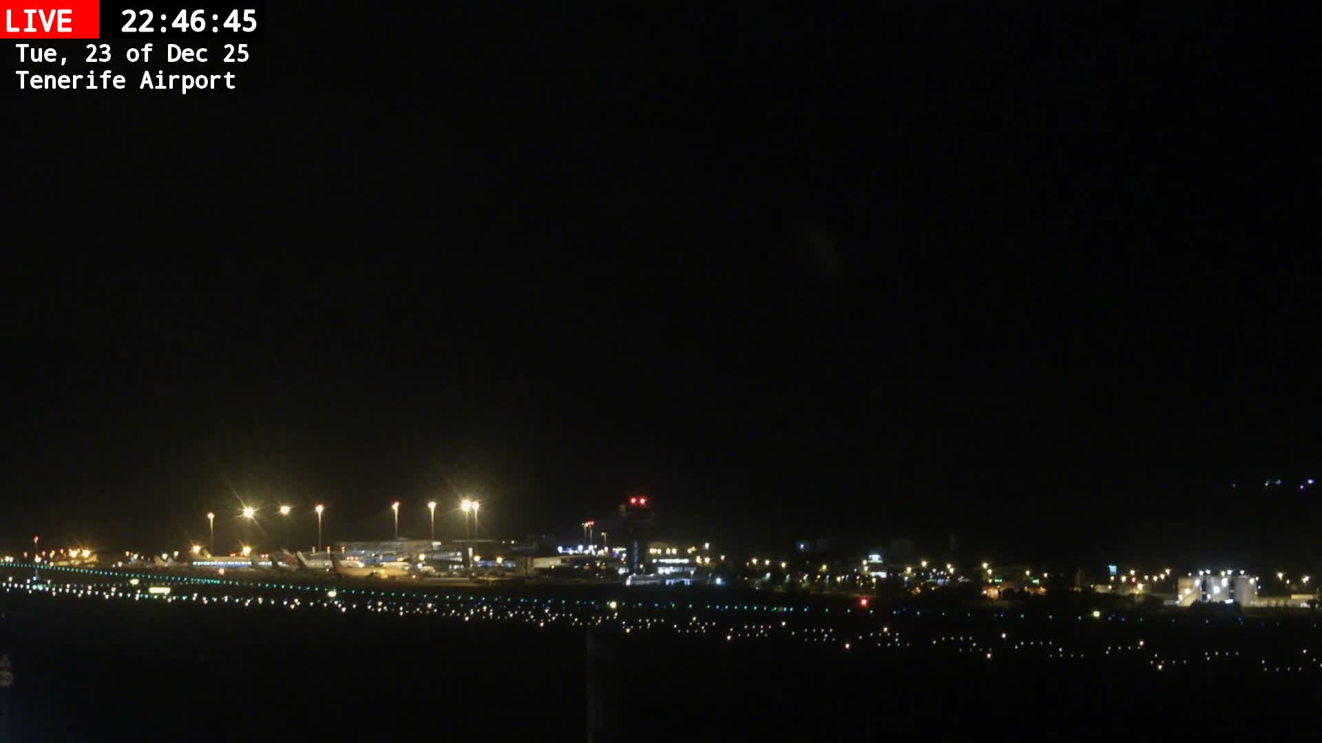 (Los Rodeos)Tenerife North Airport Live Cam - Las Palmas, Spain