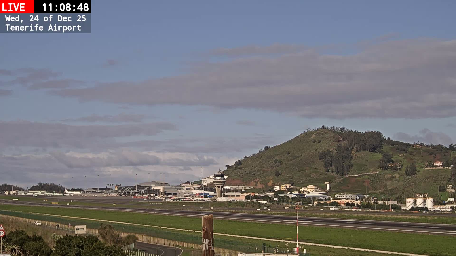 (Los Rodeos)Tenerife North Airport Live Cam - Las Palmas, Spain