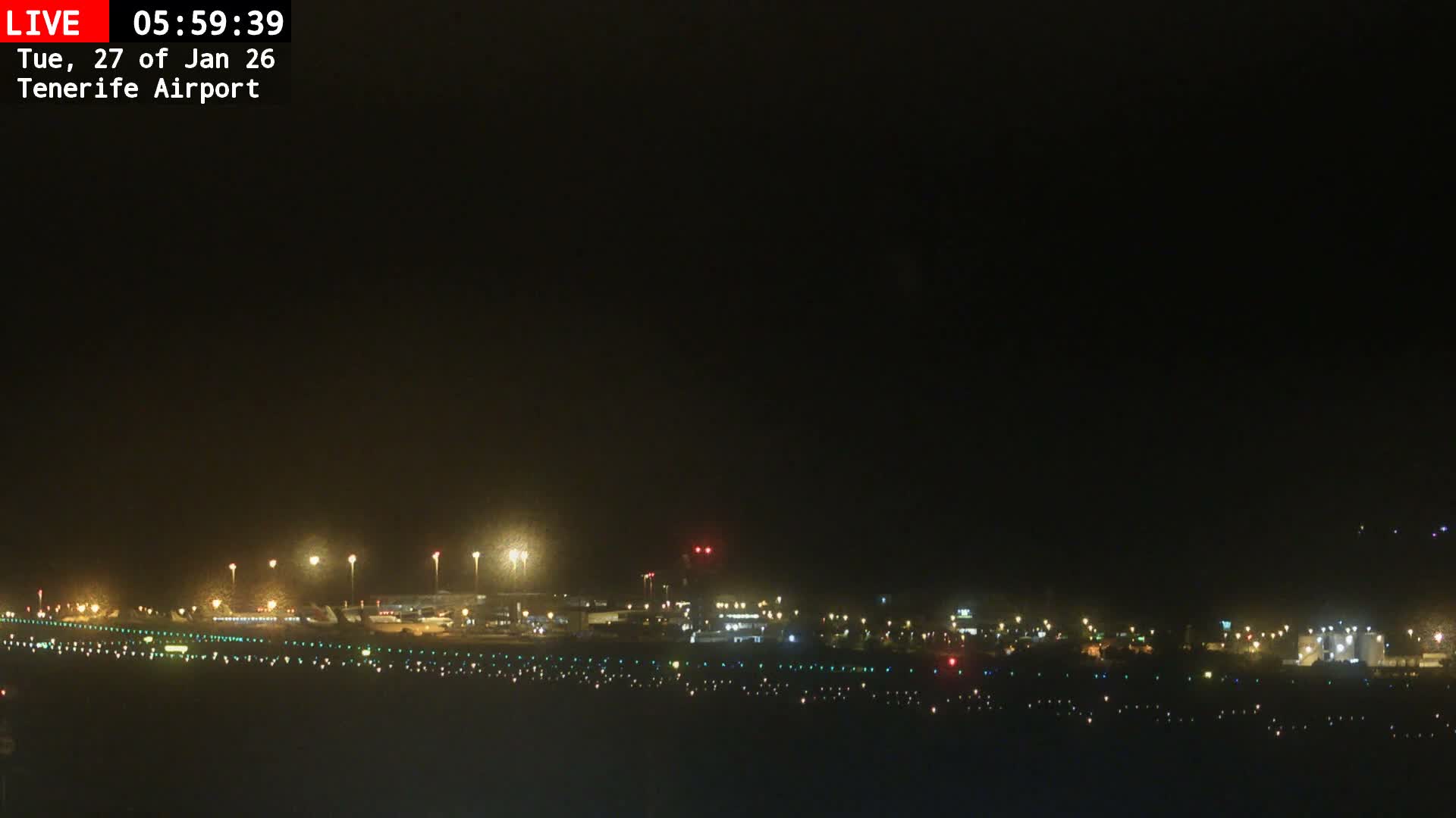 (Los Rodeos)Tenerife North Airport Live Cam - Las Palmas, Spain