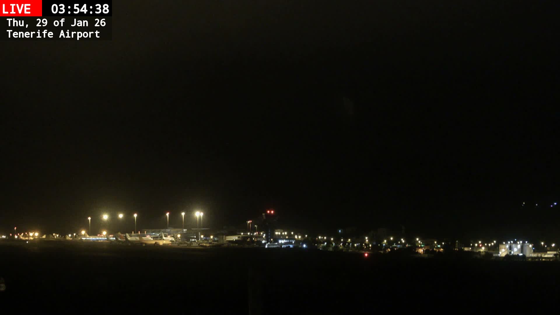 (Los Rodeos)Tenerife North Airport Live Cam - Las Palmas, Spain