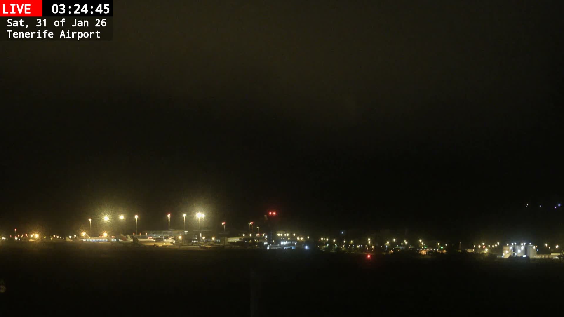 (Los Rodeos)Tenerife North Airport Live Cam - Las Palmas, Spain