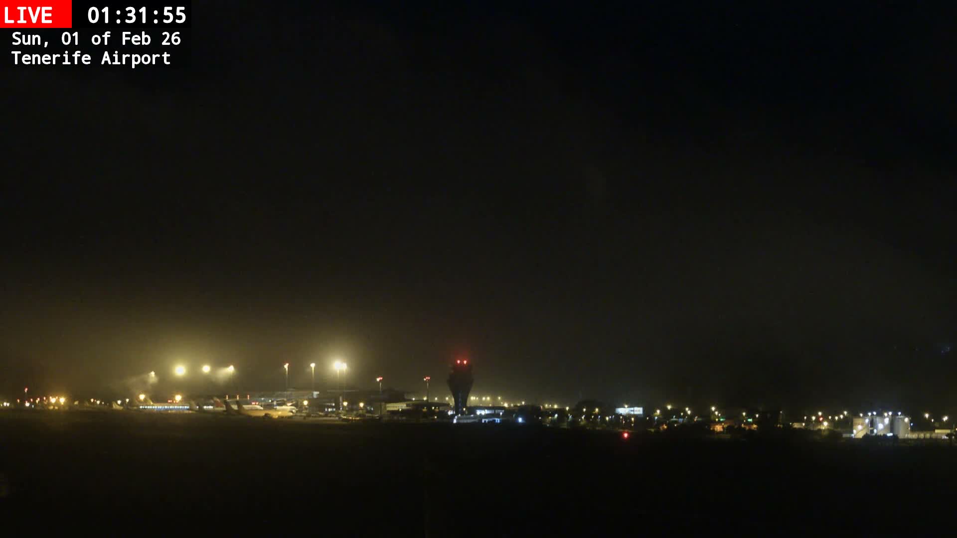 (Los Rodeos)Tenerife North Airport Live Cam - Las Palmas, Spain