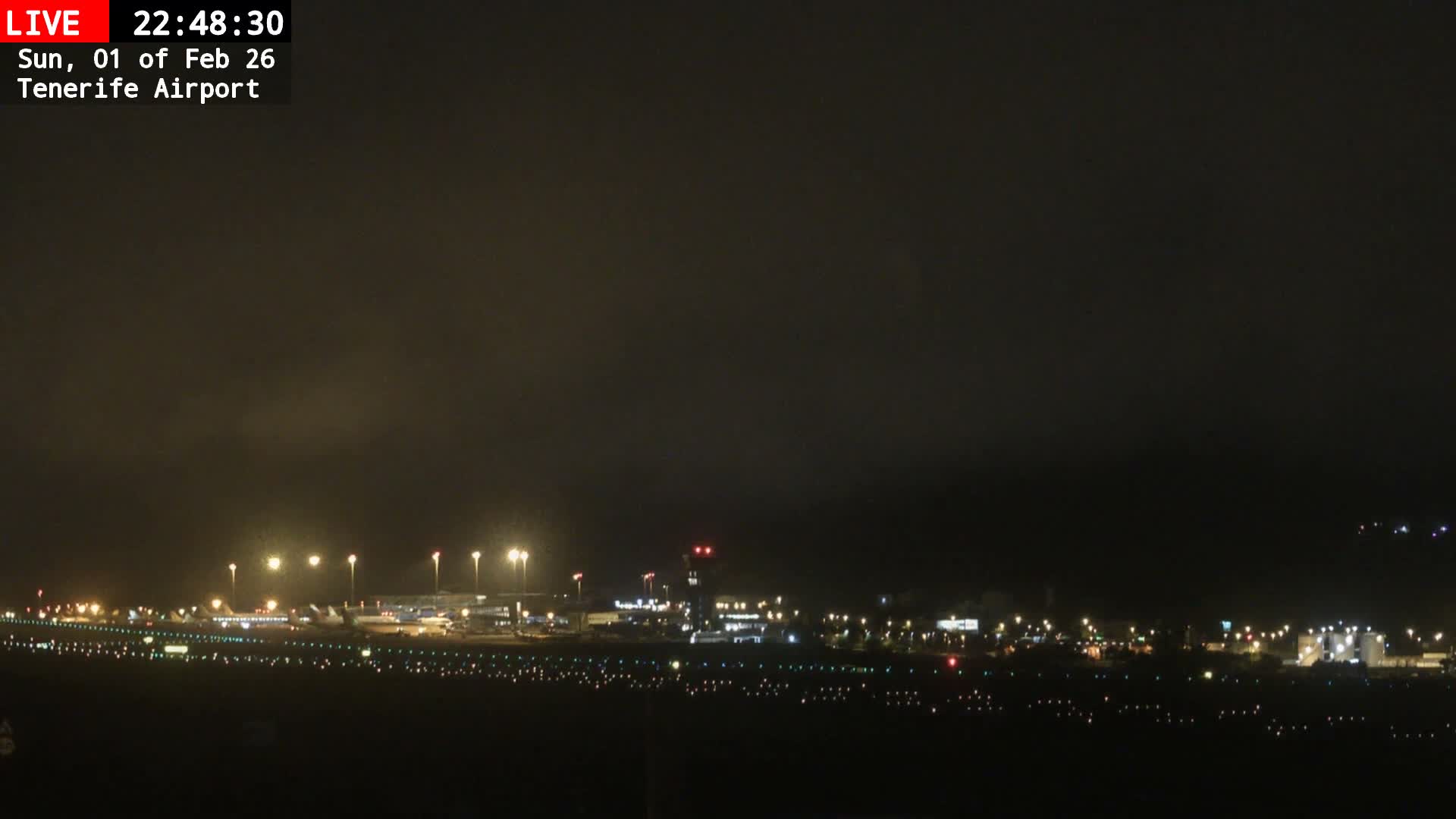 (Los Rodeos)Tenerife North Airport Live Cam - Las Palmas, Spain