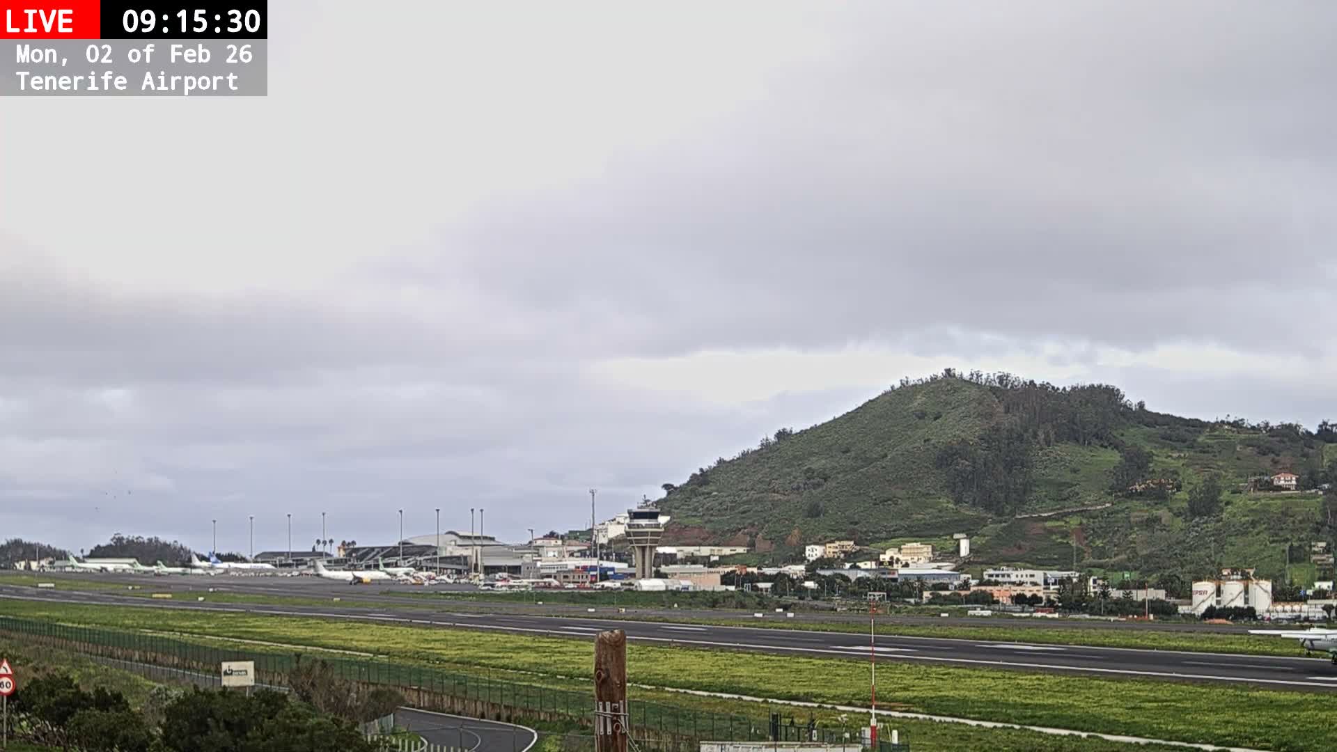 (Los Rodeos)Tenerife North Airport Live Cam - Las Palmas, Spain