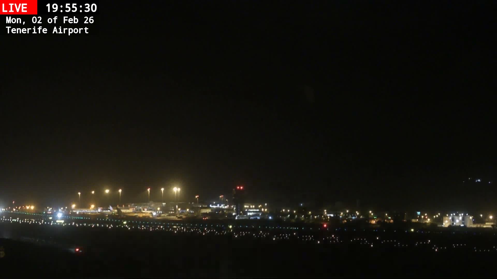 (Los Rodeos)Tenerife North Airport Live Cam - Las Palmas, Spain