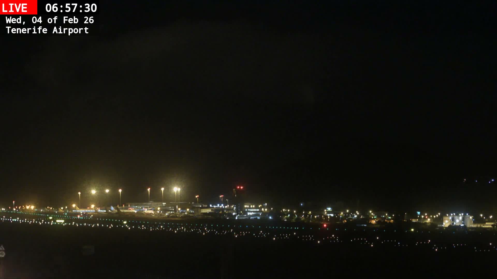 (Los Rodeos)Tenerife North Airport Live Cam - Las Palmas, Spain