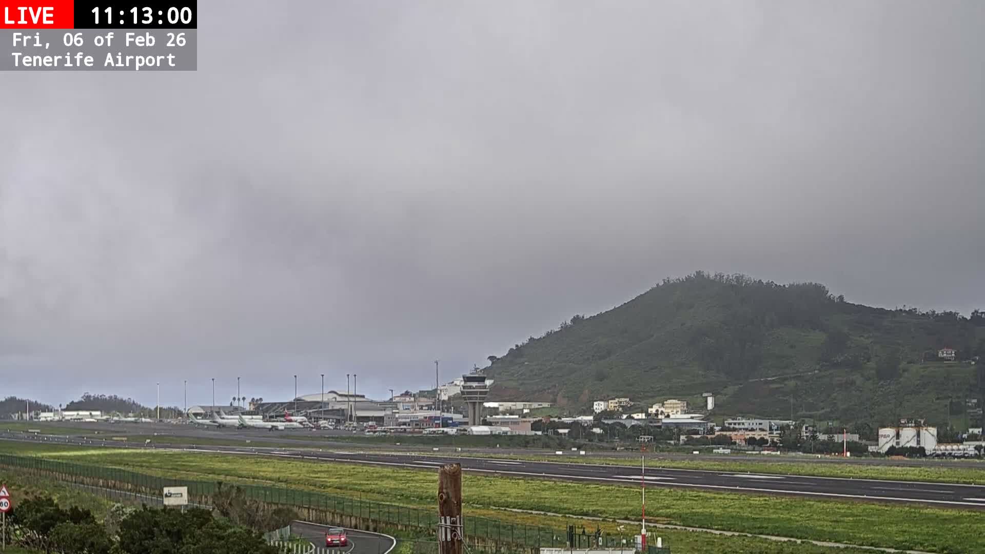 (Los Rodeos)Tenerife North Airport Live Cam - Las Palmas, Spain